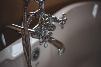 Clawfoot tub faucet