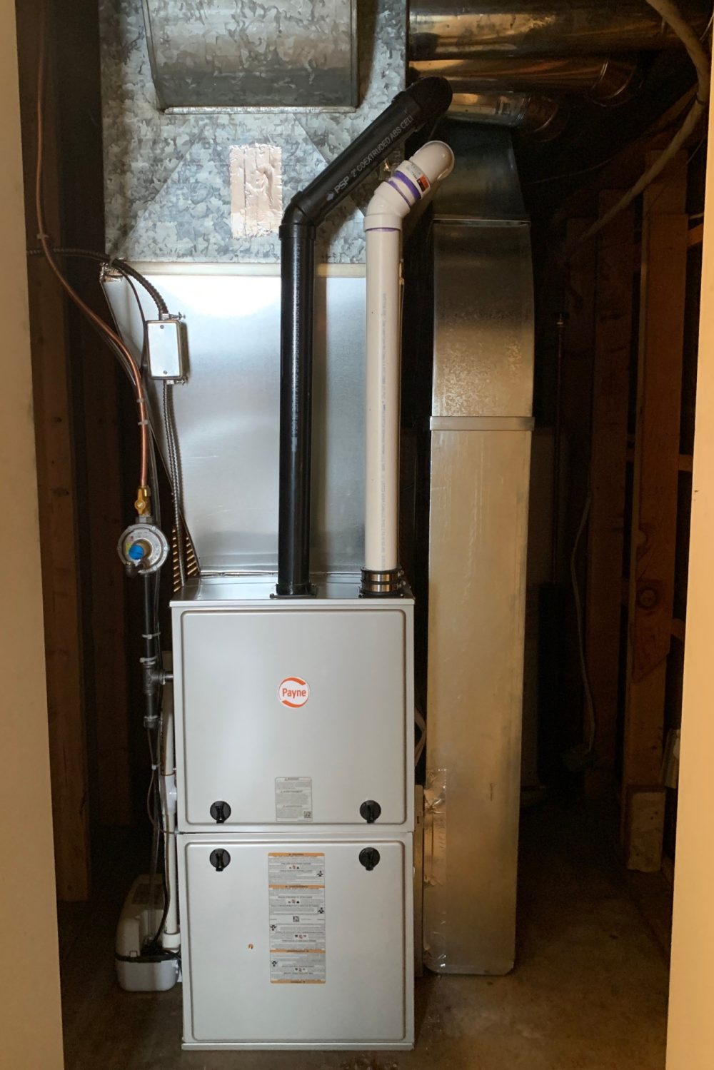 Residential high efficient furnace replacement